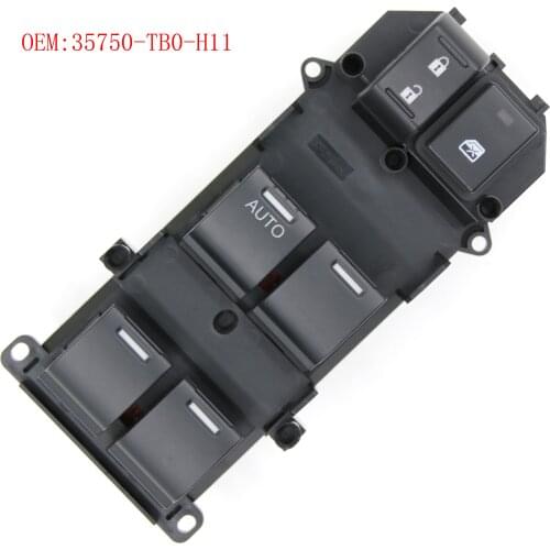 NEW Power Master Control Window Switch For 08-12 Honda Accord 35750-TB0-H11