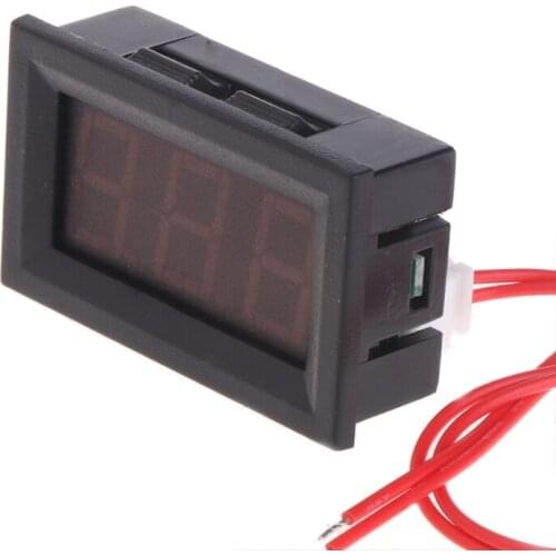 2 Wire 0.56" AC 30V-500V LED Digital Voltmeter Voltage Meter Monitor Tester For 110V 220V 380V