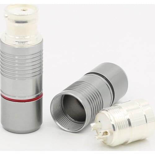 4pcs VR012 Hi-End Silver plated Copper Male female XLR Connector audio XLR balance plug connector for hifi plug