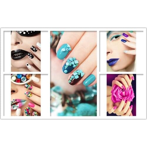 5D DIY Diamond painting colorful Modern Nail Salon Fashion cross stitch painting full square drill embroidery mosaic Needlework