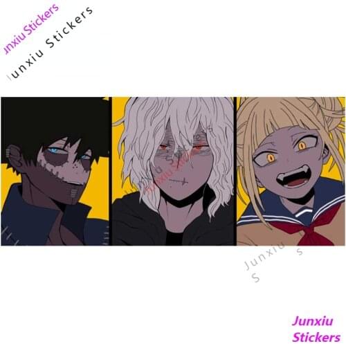 My Hero Academia Dabi Peek Anime Car Sticker Anime Creative Graffiti Sticker Waterproof Styling Windshield JDM Vinyl Car Wrap