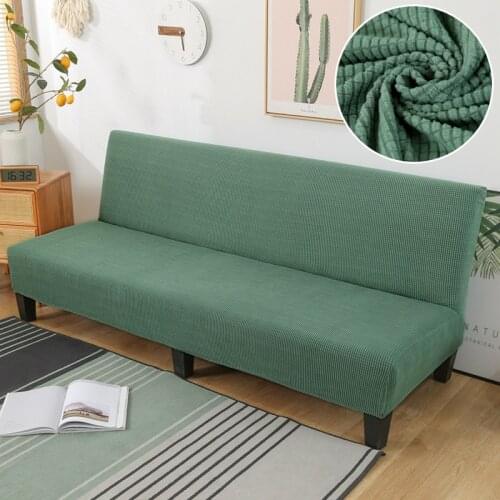 Folding Sofa Bed Cover No Armrest Bedspread for Sofas Slipcover Large Big 3 Seater Couch Futon Cover Living Room Furniture