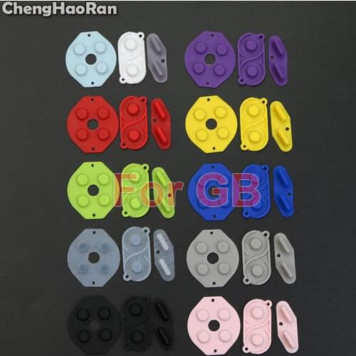 ChengHaoRan 1Set Rubber Conductive Buttons A B D-Pad for GameBoy Classic GB Silicone Start Select Keypad Repair Parts