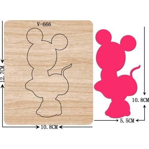 DIY New Cartoon wooden dies cutting dies for scrapbooking /Multiple sizes /V-666