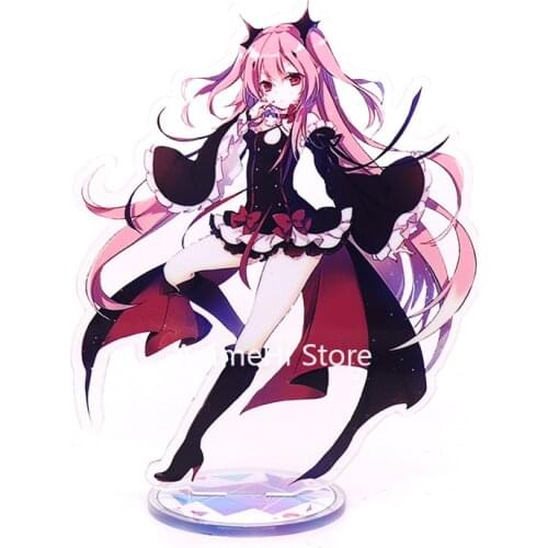 Anime Seraph of the End Action Figure Cosplay Toys Hiiragi Shinoa Yoichi Saotome Krul Tepes Acrylic Figures Model Dolls 15cm