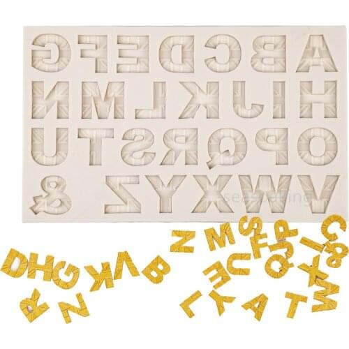 Numbers Molds Letters Silicone Mold Fondant Mold Cakes Decorating Tools DIY Kitchen Bakeware High Quality Safety Molds