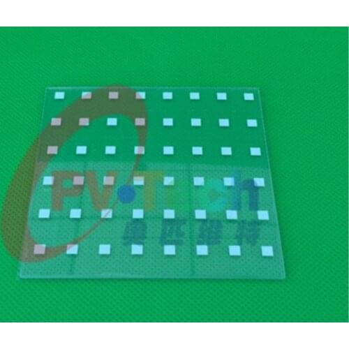 Dye sensitized solar DSSC photoanode film, titanium dioxide electrode, 4x4mm, 48 pieces in a group