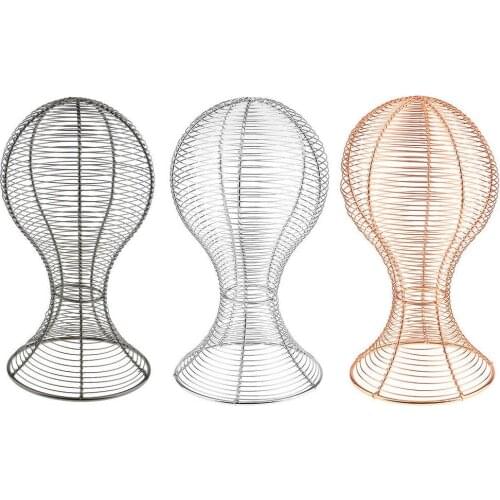 Metal Hat Cap Helmet Wig Hair Stand Racks Holders Storage Drying Display Stand Shelf Hair Styling Accessories