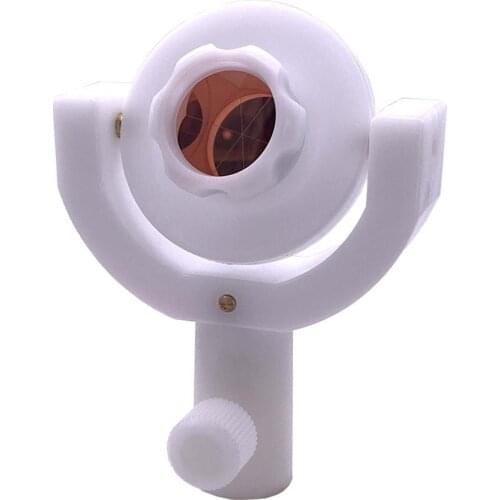 Tilting brackets with 25mm copper coated mini prism for total station , ALL plastic housing