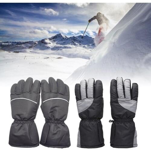 USB Electric Heating Finger Gloves Thick Heated Washable Gloves For Outdoor Electric Heating Warm Gloves