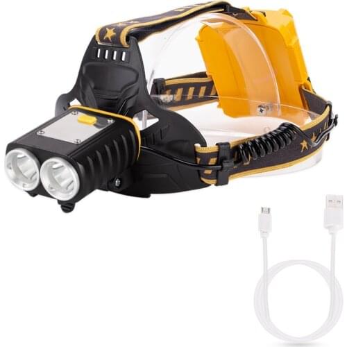 Portable P50 LED Headlamp Work Light 3*18650 USB Rechargeable Headlight Head Torch Camping Hunting Waterproof Flashlight