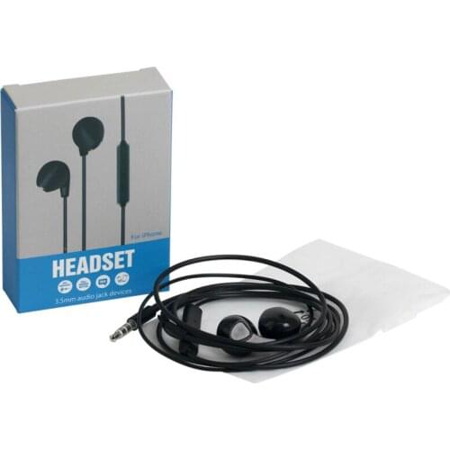 In-ear 3.5mm Wired Earphones Jack Headphone With Mic for Samsung Xiaomi Huawei Mobile Cell Phones