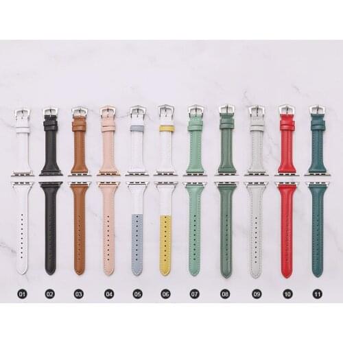 Eastar High quality Leather loop for Apple Watch Band Series6 /5/ 4/ 3/2/1 Sport Bracelet 42 mm 38 mm Strap For iwatch 5 Band 40