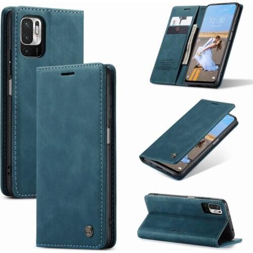 Luxury Magnetic Flip Matte Leather Wallet Shockproof Silicone Bumper Phone Cover For Xiaomi Poco F2 M3 Pro F3 Coque