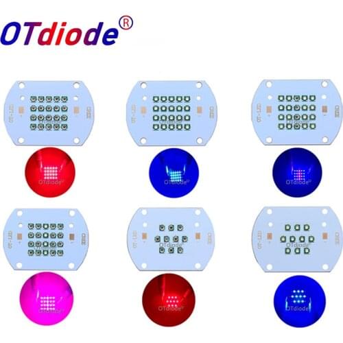 30W50W60W Plant Grow LED light Cree XPE Led Emitter Light 660nm red 450NM Royal Blue for indoor garden Fruit Growing Seeding