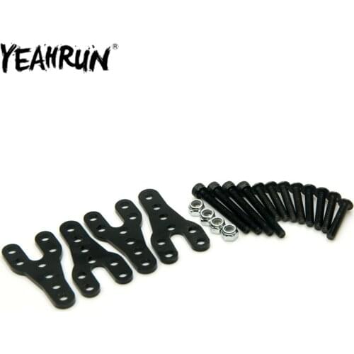 YEAHRUN 4PCS/Set RC Car Shock Absorber Mount Shock Towers Lift Kit for 1/10 RC Crawler Axial SCX10 Upgrade Parts