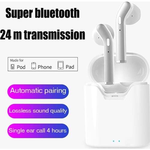 1 Pair In-ear Tws Bluetooth V5.0 Bilateral Stereo Hifi Business Automatic Headset For Phone Iphone Computer Windows System