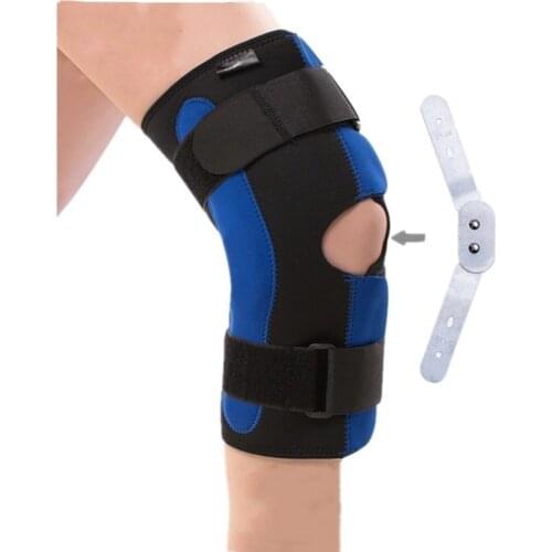 1PCS Adjustable Hinged Knee Brace Support Patella Stabilizer Protector Sleeve Wrap Cap Orthopedic Joint Kneepad Sports Gym Wrap