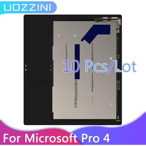 10Pcs /Lots 100% Tested For Microsoft Surface Pro 4 1724 LCD Display Touch Screen Digitizer Assembly Display Replacement LCD
