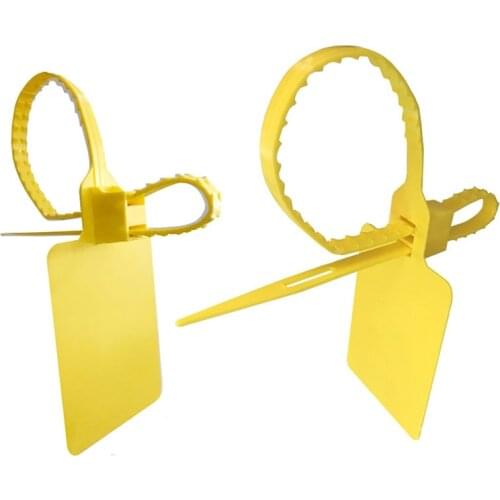 10PCS 400mm Plastic Cable Ties tightener Seals Plastic security wire seals identification self-locking cable tie Tanker seal