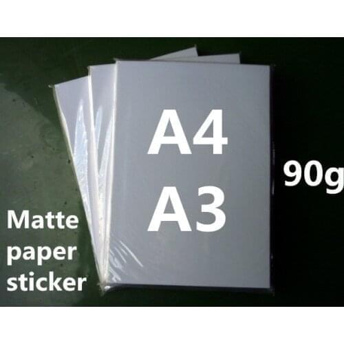 1000 sheets A3 Matte surface photo paper sticker for inkjet printer