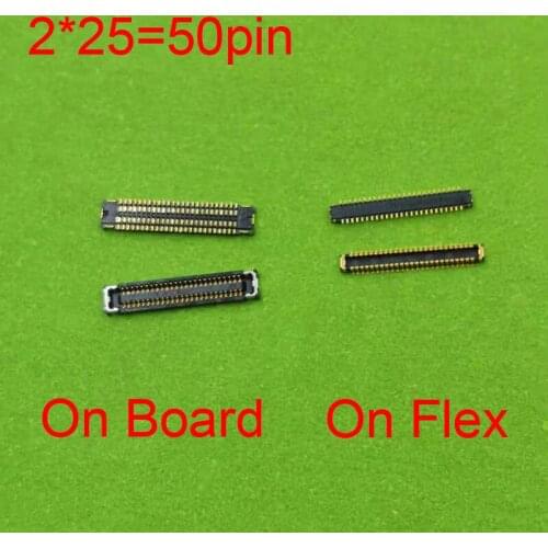2pcs LCD Display FPC Connector On Motherboard For Huawei MediaPad M3 Lite 8.0 Inch CPN-W09 M5 Lite 10 BAH-L09 Screen Flex Plug