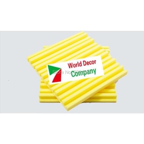 20pieces big size Yelow color fluted Shaped Acoustical Foam Acoustic sponge Soundproofing Foam / studio soundproof acoustic foam