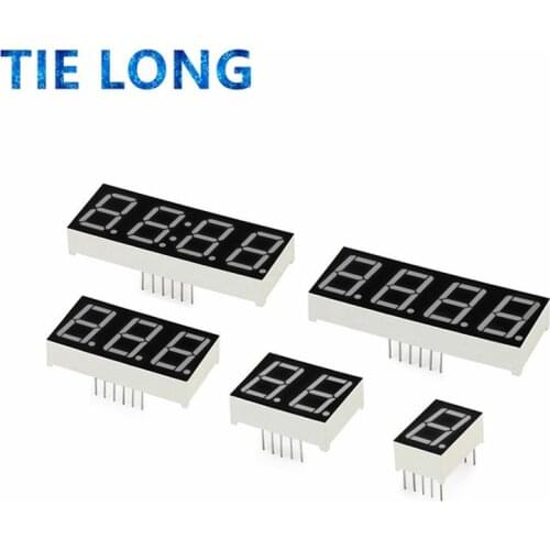 5pcs 0.36inch LED display 7 Segment 1 Bit/2 Bit/3 Bit/4 Bit/5 Bit Digit Tube Common Cathode / Anode Digital 0.36 inch 7segment