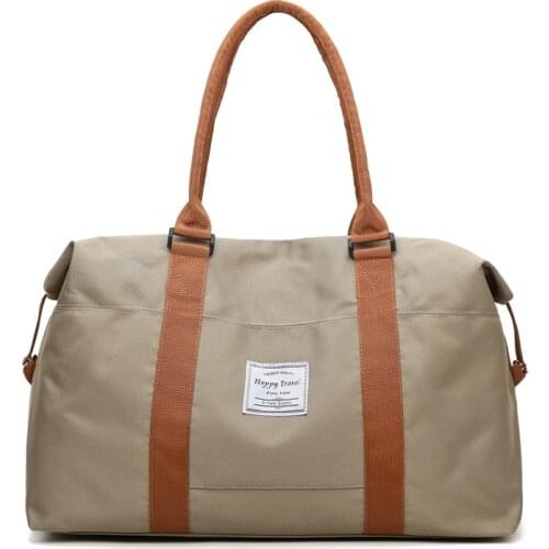 Travel Bag Organizer New Wet and Dry Separation Tote Bags For Women Weekend Bag Gym&Sport&Fitness&Yoga&Swim Bag Big Bag Nylon