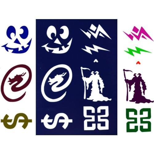 Craft Paper Maker Fondant Cake Stencils Home Wall Sticker Molds