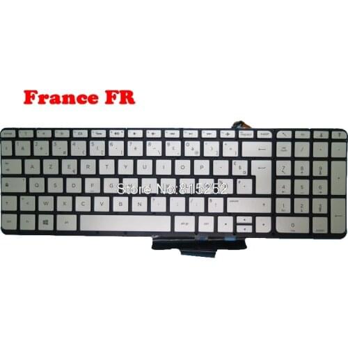 Laptop Keyboard For HP For ENVY 15-U000 15-U001XX 15-U010DX 15-U050CA 15-U110DX 15T-U000 Silver 798954-061 774608-061 776253-001