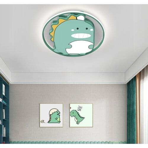 Contracted Led Ceiling Lamp For Bedroom Study Bedside Indoor Childrens Dinosaur Creative Cartoon Lighting Acrylic Luminaire