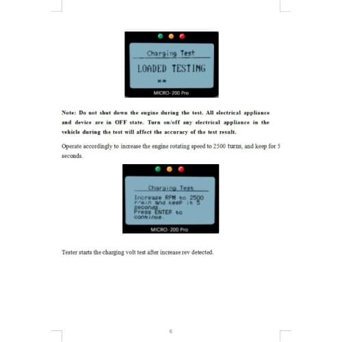 MICRO-200PRO Automobile Battery Tester Capacity Digital Car Load Discharge System Analyzer Auto Motorcycle Repair