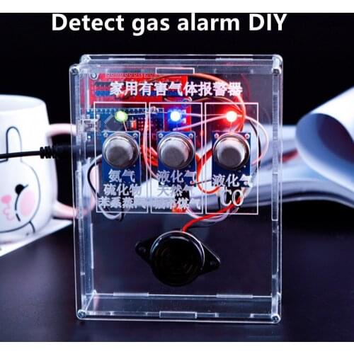 Detect household harmful gas alarms for NANO elementary programming starter kit scientific experiment DIY manual