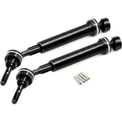 2Pcs Steel Front/Rear CVD Drive Shaft for RC Car Traxxas 1/16 Mini E-Revo Summit SLASH 4WD,7151