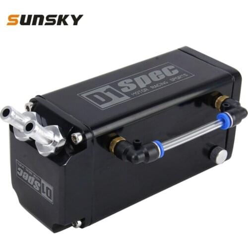 Universal Racing Engine Square Oil Catch Tank Can Embase Racing Catch Oil Tank Oil Catch Tank Motor Racing Sports
