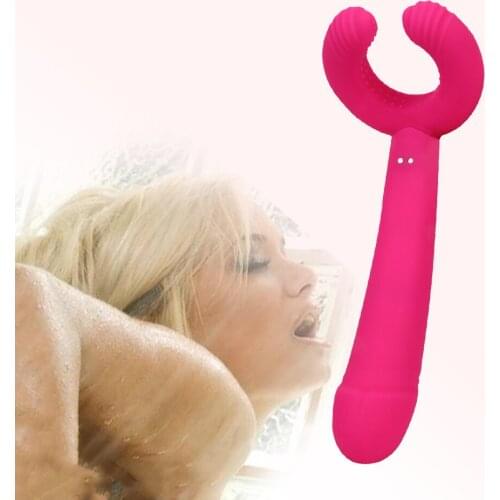 U-Shaped Stick Female Masturbation Massage Av Vibrator Anal Stimulator Vagina Sex Sexual Intercourse Dildo Couple Sex Shop