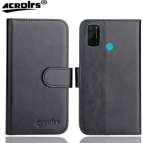 Vsmart Joy 4 Case 6.53" 6 Colors Flip Fashion Soft Leather Crazy Horse Exclusive Phone Cover Cases Wallet