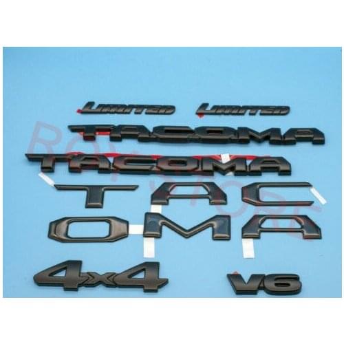 2016-2020 for LIMITED BLACKOUT EMBLEM OVERLAY KIT TAILGATE LETTERS