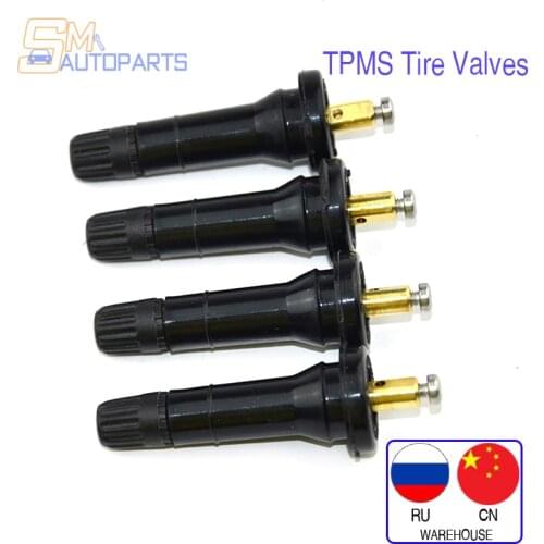 4Pcs TPMS Type Tire Pressure Sensor Valves Stems Nozzles For Citroen Chevrolet Dacia Ford Peugeot Renault Subaru Vauxhall