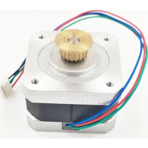 50PCS/LOT 2 Phase 4 Wire 17 Stepper Motor 0.9 degree 5mm 3D printer Stepping Motor 17HA0403N-01
