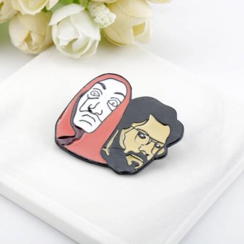 Red La Casa De Papel Dali Tokio El Profesor Keychain The House-Of-Paper Money Heist Key Chain Women Men Car Keyring Jewelry