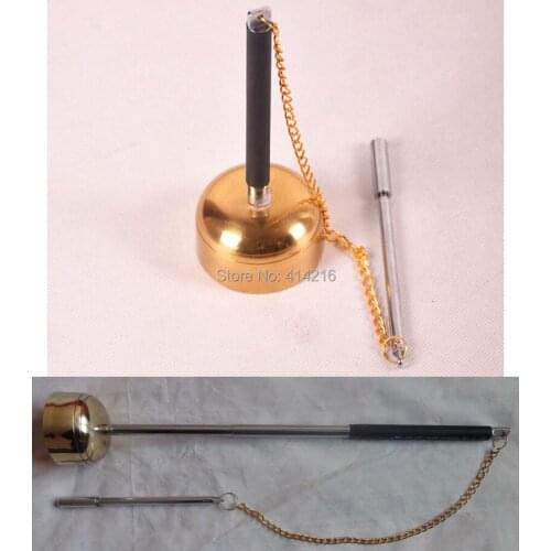 Buddhist supplies Large engine telescopic inverted Bell brass celebration