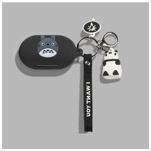 For OPPO Enco W31 Lite TWS Wireless Bluetooth Earphone Case with keychain Panda Protect Cover For OPPO W31 Lite silicone case