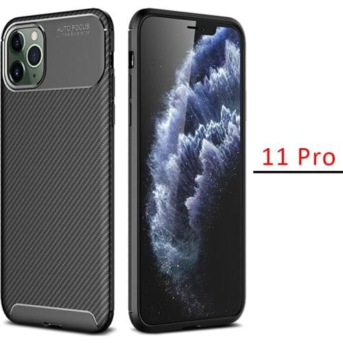 Case for iphone 11 pro bumper cover on i phone 11pro iphone11pro 5.8 protective coque back bag silicone matte soft tpu shell 360