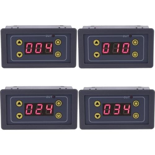 DC 5V 12V 24V AC 110V 220V Delay Time Relay Module Timing Cycle Timer Control