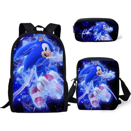 Print 3D Anime Children Book Bags for School Travel Laptop College Bagpack Boy Girl Book Bags Infatis Mochila Escholar