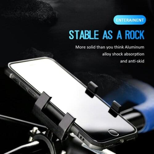 Mobile Phone Holder Aluminum Alloy Fixed Electric Motorcycle Bicycle Four/ Five-claw Fixation 360° Rotation Cell Phone Stand
