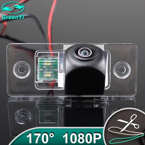 Full HD AHD 1080P Fisheye Lens Car Reverse Backup Rear View Camera For Volkswagen VW Jetta Bora Polo Golf MK4 A4 MK5 A5 Vehicle