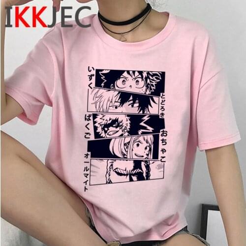My Hero Academia Bakugou Boku No Hero Academia top tees clothes men plus size casual summer top t-shirt vintage couple clothes